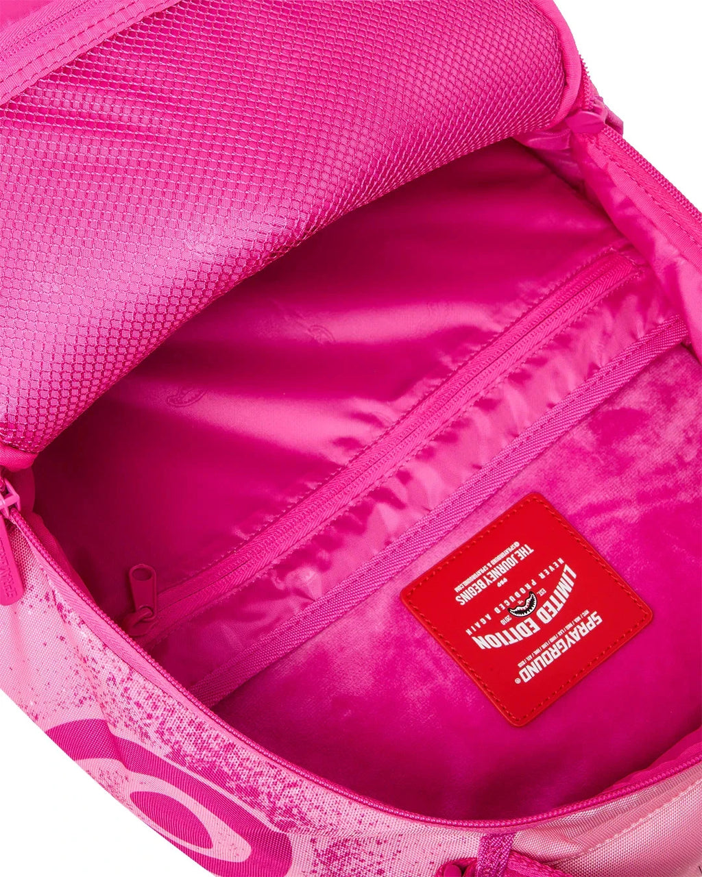Futurebag™ Snoopy Beware The Dog Backpack Pink Shoulder Strap