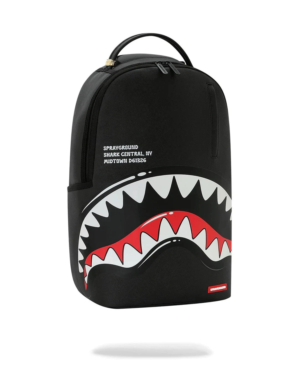 Futurebag™ Shark Central Bubble Shark Backpack Black Top Handle