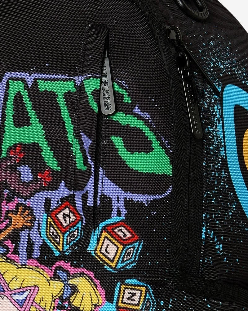 Futurebag™ Rugrats Forever Young Backpack Black Adjustable Strap