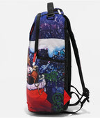 Futurebag™ Santa Sketchy Paint Backpack Multicolor Graphic Print