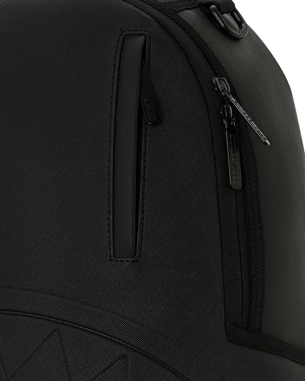 Futurebag™ The Golden Fang Shark Backpack Black Shoulder Strap