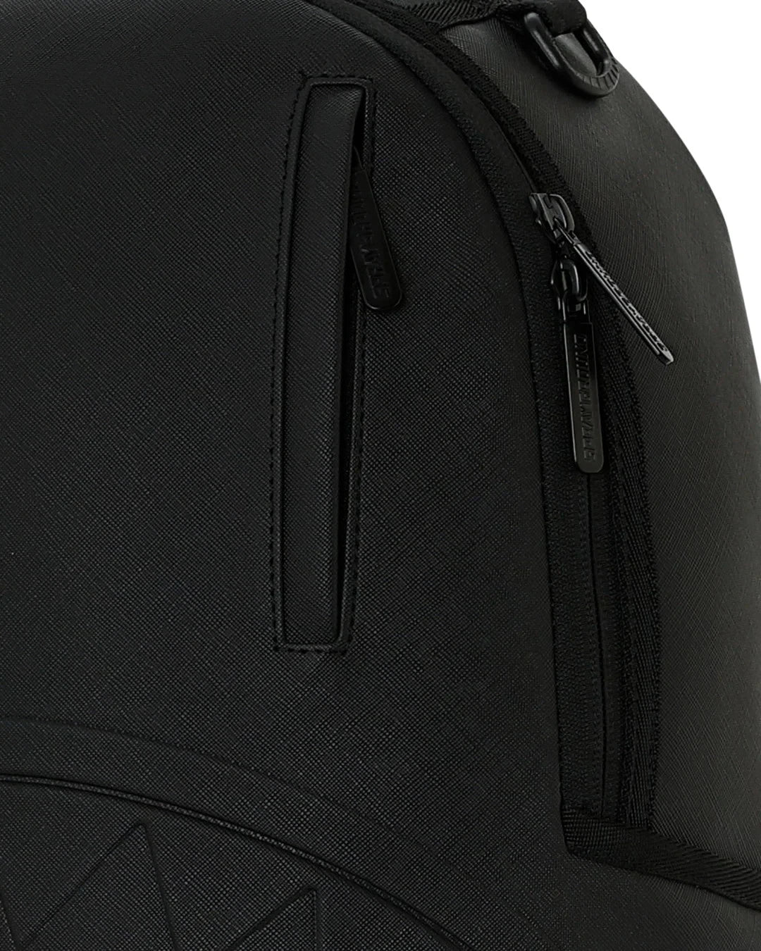 Futurebag™ The Golden Fang Shark Backpack Black Shoulder Strap
