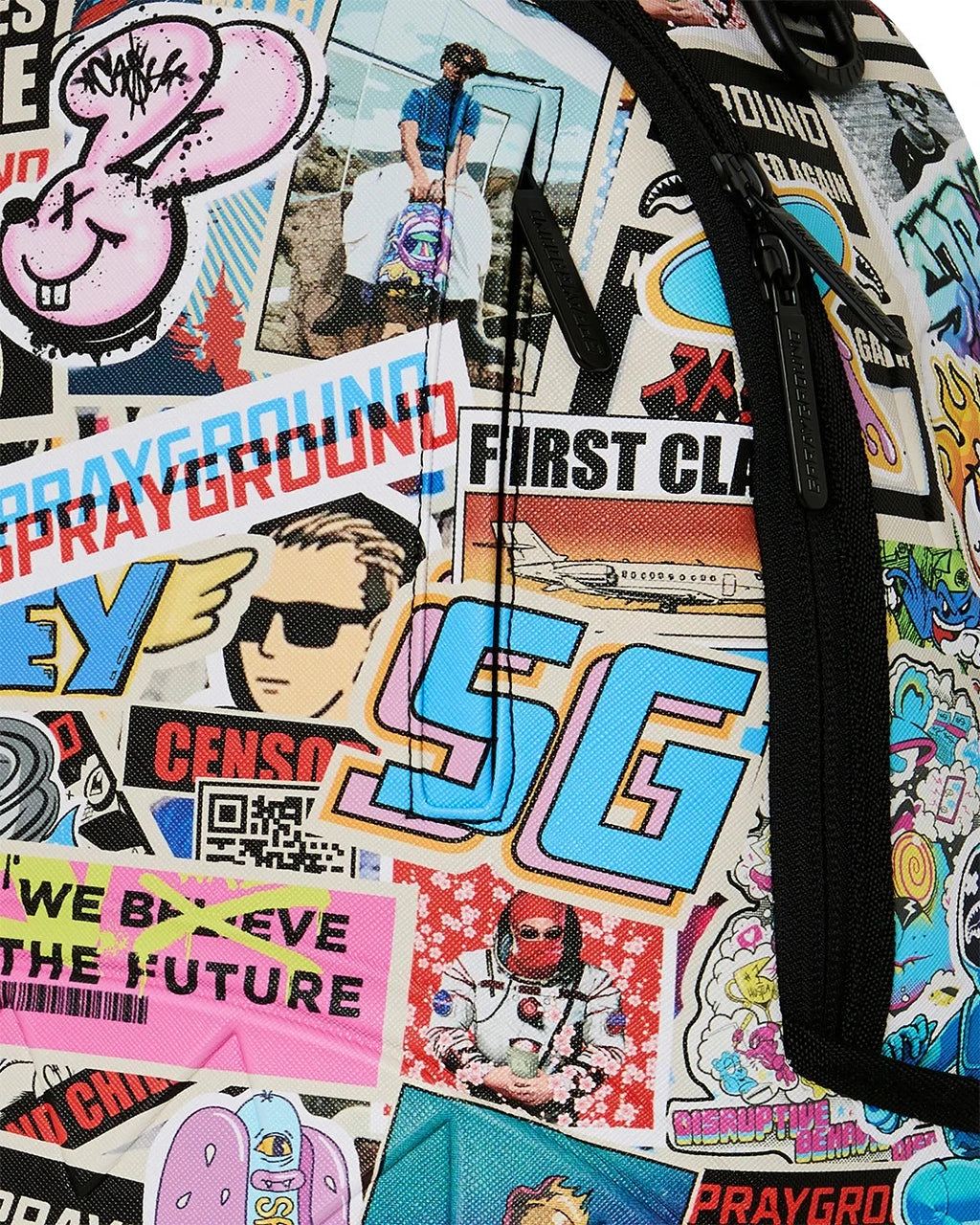 Futurebag™ Life's A Movie Backpack Multi Graphic Shoulder Strap