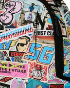 Futurebag™ Life's A Movie Backpack Multi Graphic Shoulder Strap