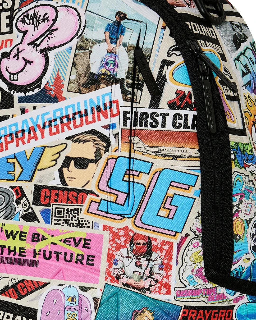 Futurebag™ Life's A Movie Backpack Multi Graphic Shoulder Strap