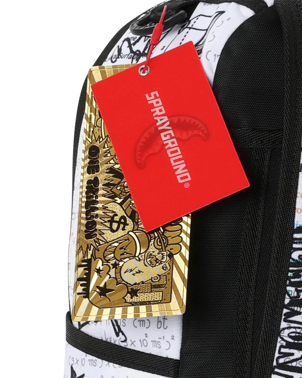 Futurebag™ Class Dismissed Backpack White Graphic Shoulder Strap