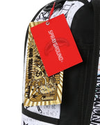 Futurebag™ Class Dismissed Backpack White Graphic Shoulder Strap