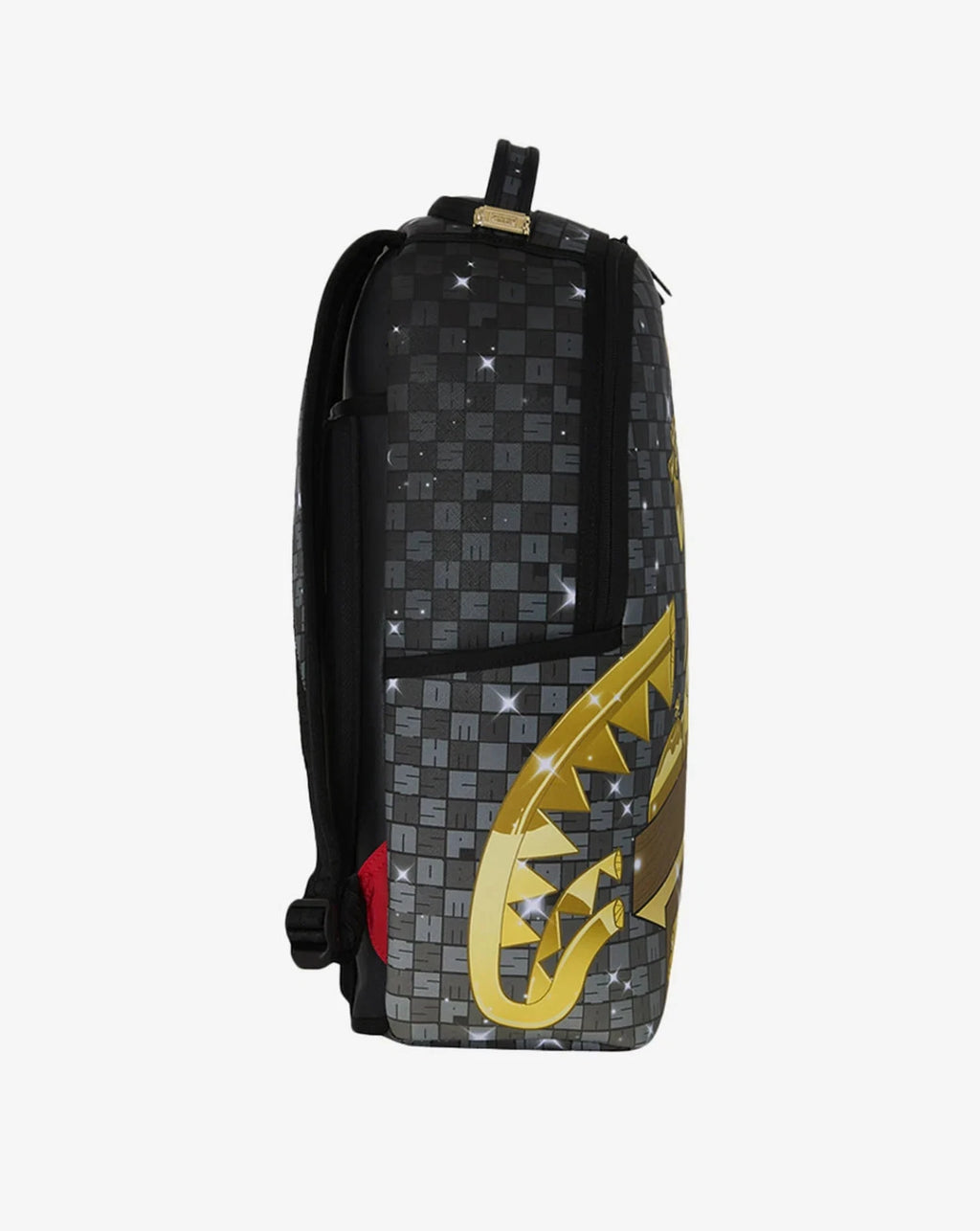Futurebag™ Monopoly Statue Backpack Black Graphic Shoulder Strap