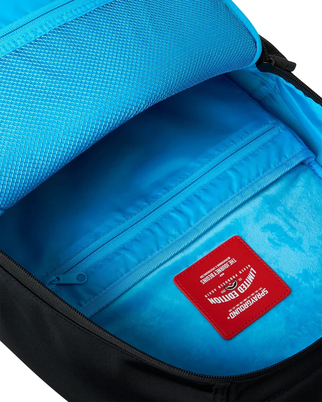 Futurebag™ Shark Central Passport Backpack Black Shoulder Strap
