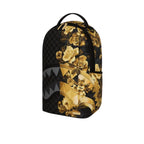 Futurebag™ Gold Floral Remix Backpack Black Gold Vibrant Floral