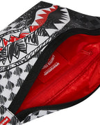 Futurebag™ Mix and Match Scribble Savvy Black Crossbody Strap Backpack