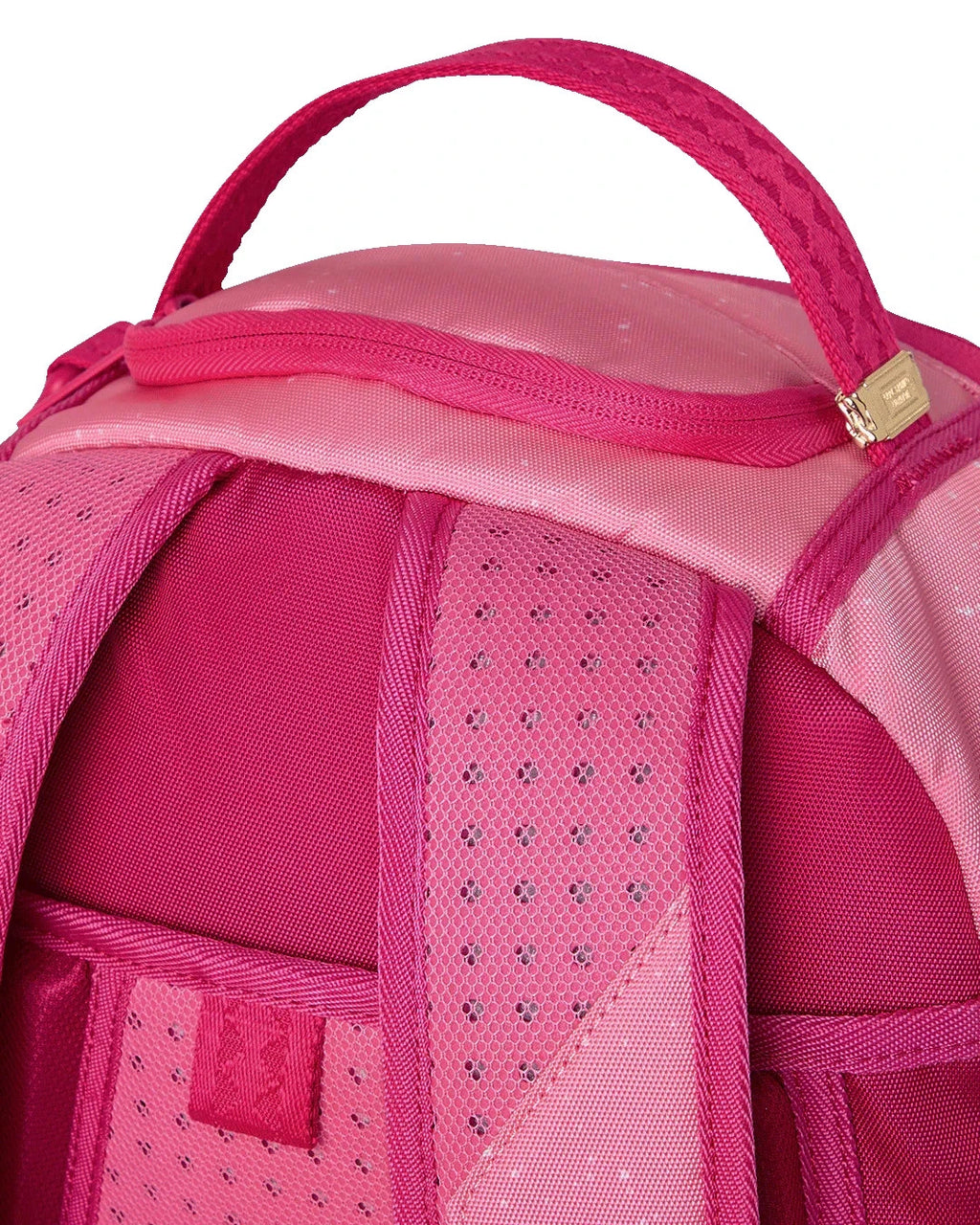 Futurebag™ Snoopy Beware The Dog Backpack Pink Shoulder Strap