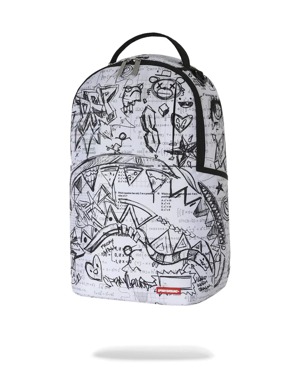 Futurebag™ Class Dismissed Backpack White Graphic Shoulder Strap