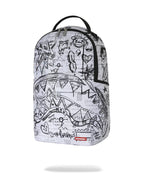 Futurebag™ Class Dismissed Backpack White Graphic Shoulder Strap