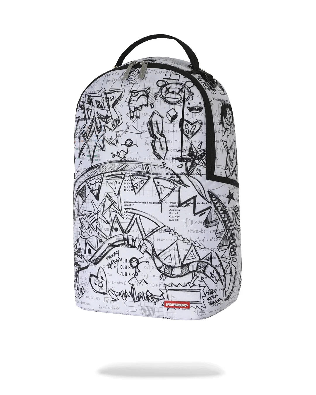 Futurebag™ Class Dismissed Backpack White Graphic Shoulder Strap