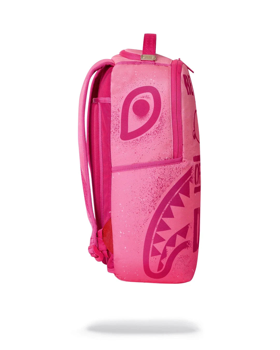 Futurebag™ Snoopy Beware The Dog Backpack Pink Shoulder Strap