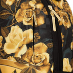 Futurebag™ Gold Floral Remix Backpack Black Gold Vibrant Floral
