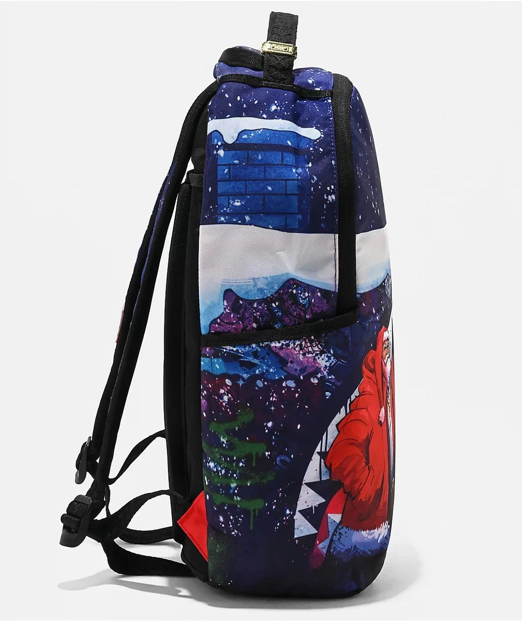 Futurebag™ Santa Sketchy Paint Backpack Multicolor Graphic Print