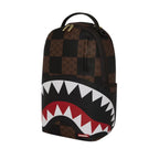 Futurebag™ Check Paris Backpack Brown Shoulder Strap