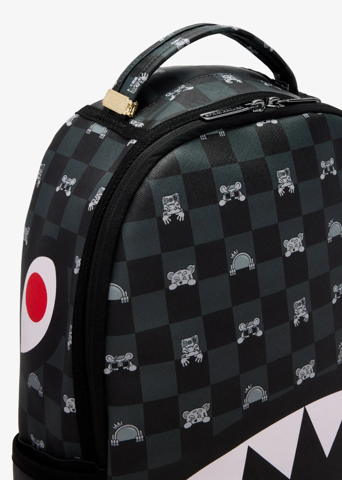 Futurebag™ Peeking Character Check Backpack Black