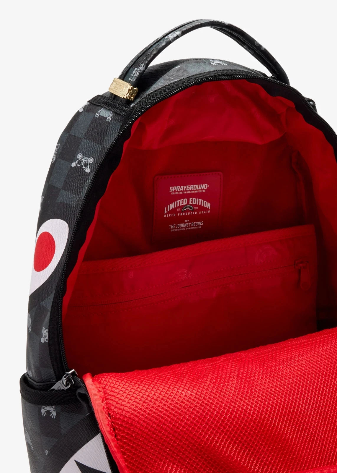 Futurebag™ Peeking Character Check Backpack Black
