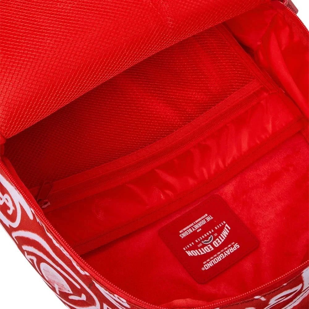 Futurebag™ Graffiti Wall Red Backpack Red Shoulder Strap