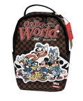 Futurebag™ Brown Mickey Mouse Graphic Shoulder Strap Backpack