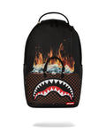 Futurebag™ of Money on Fire Backpack Black Adjustable Straps