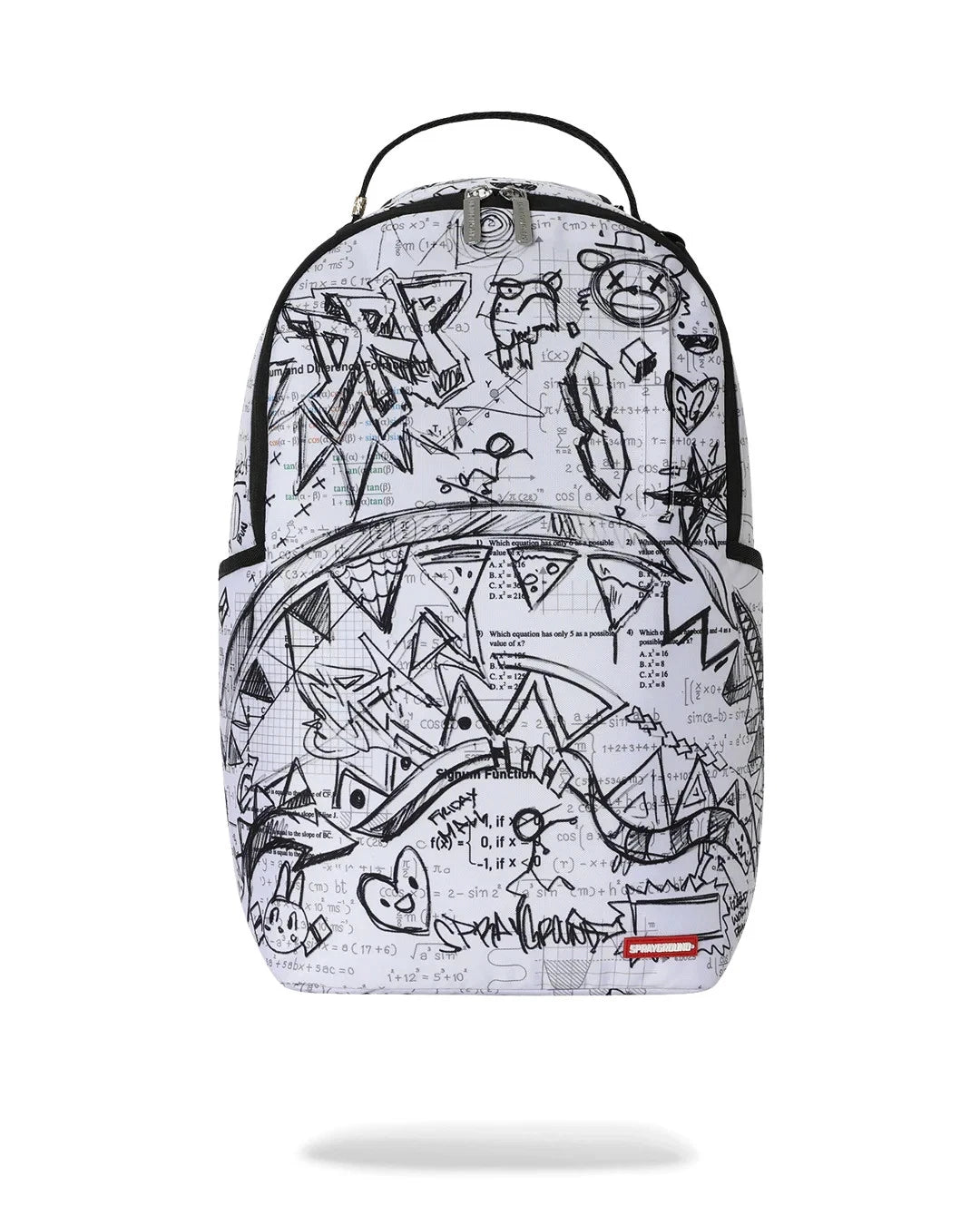 Futurebag™ Class Dismissed Backpack White Graphic Shoulder Strap