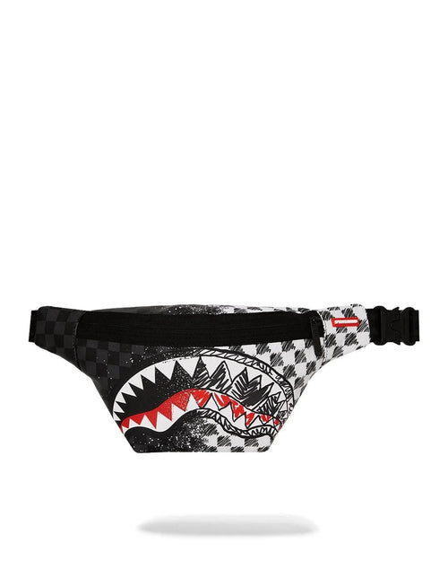 Futurebag™ Mix and Match Scribble Savvy Black Crossbody Strap Backpack