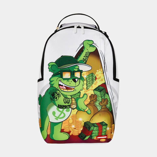 Futurebag™ Money Bear Stash Backpack Multi Graphic Top Handle