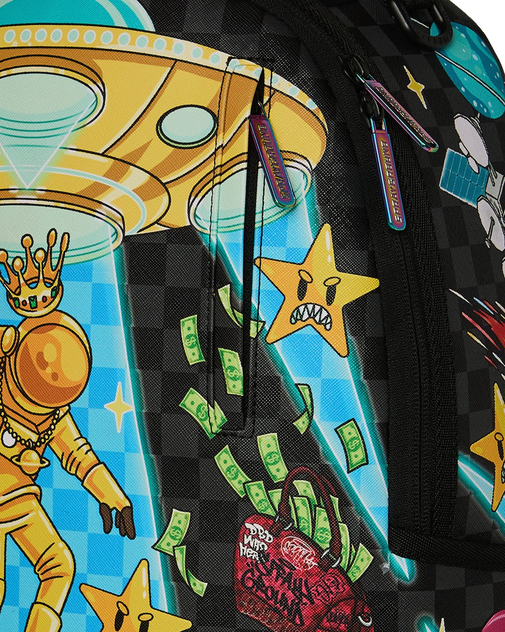 Futurebag™ Space Warped RMX Backpack Graphic Top Handle