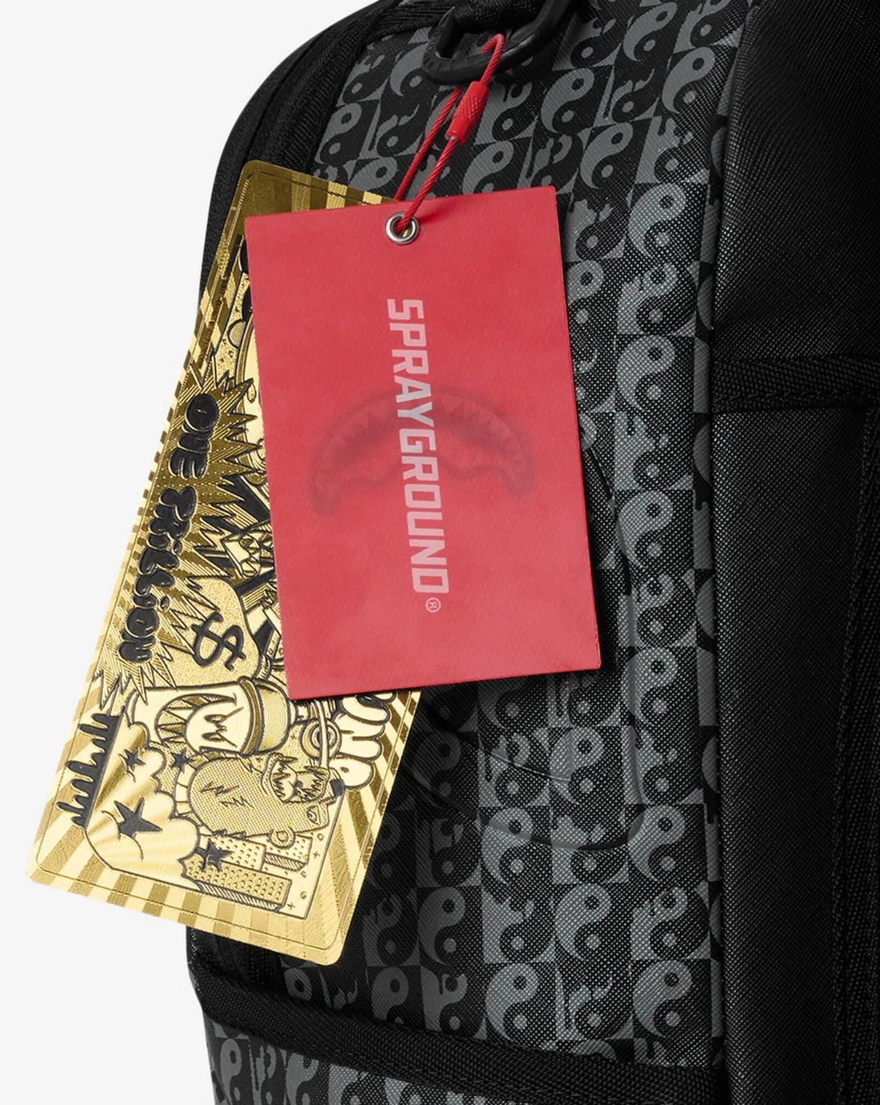 Futurebag™ Ying Yang Backpack Black Graphic Adjustable Strap