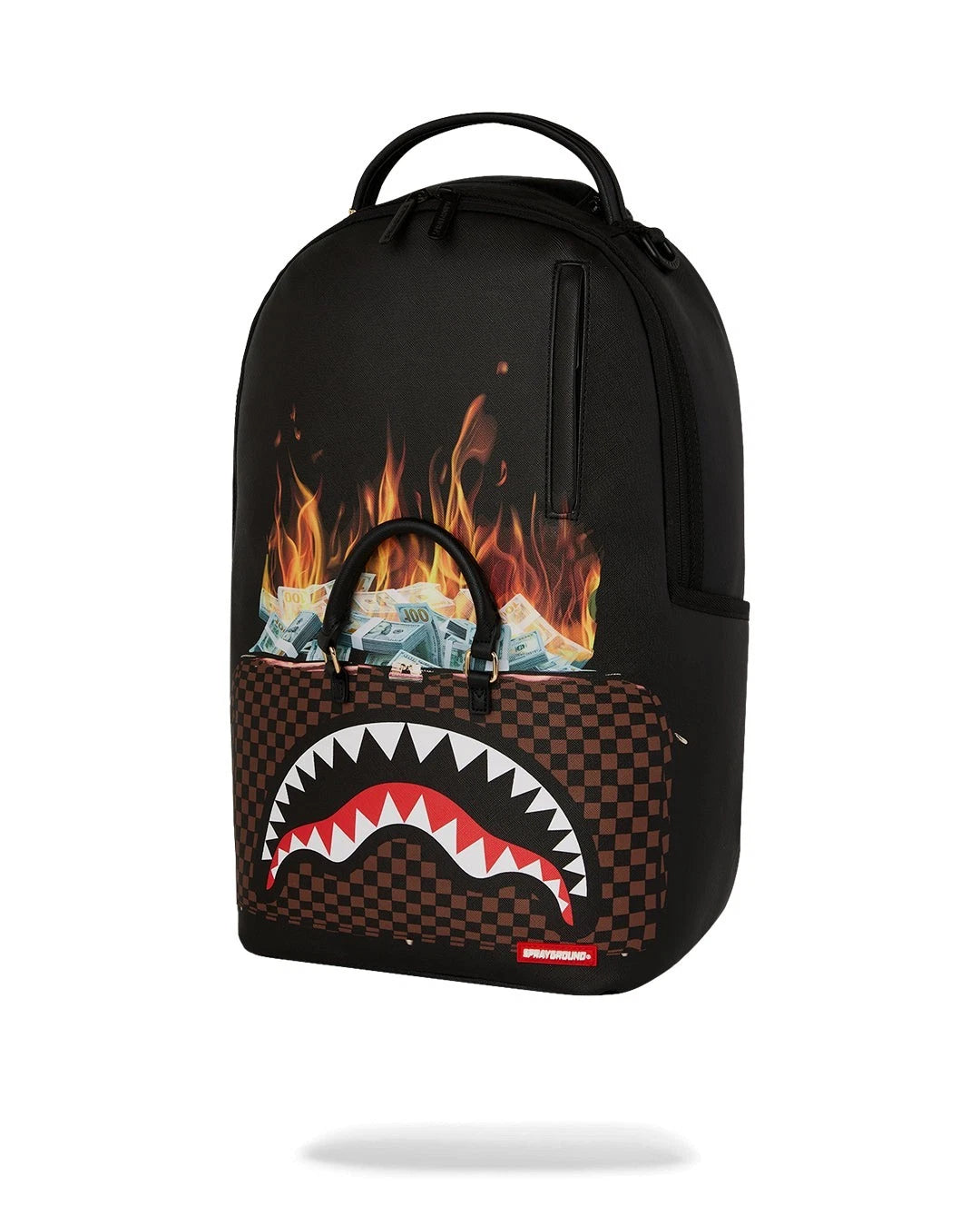 Futurebag™ of Money on Fire Backpack Black Adjustable Straps