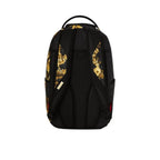 Futurebag™ Gold Floral Remix Backpack Black Gold Vibrant Floral