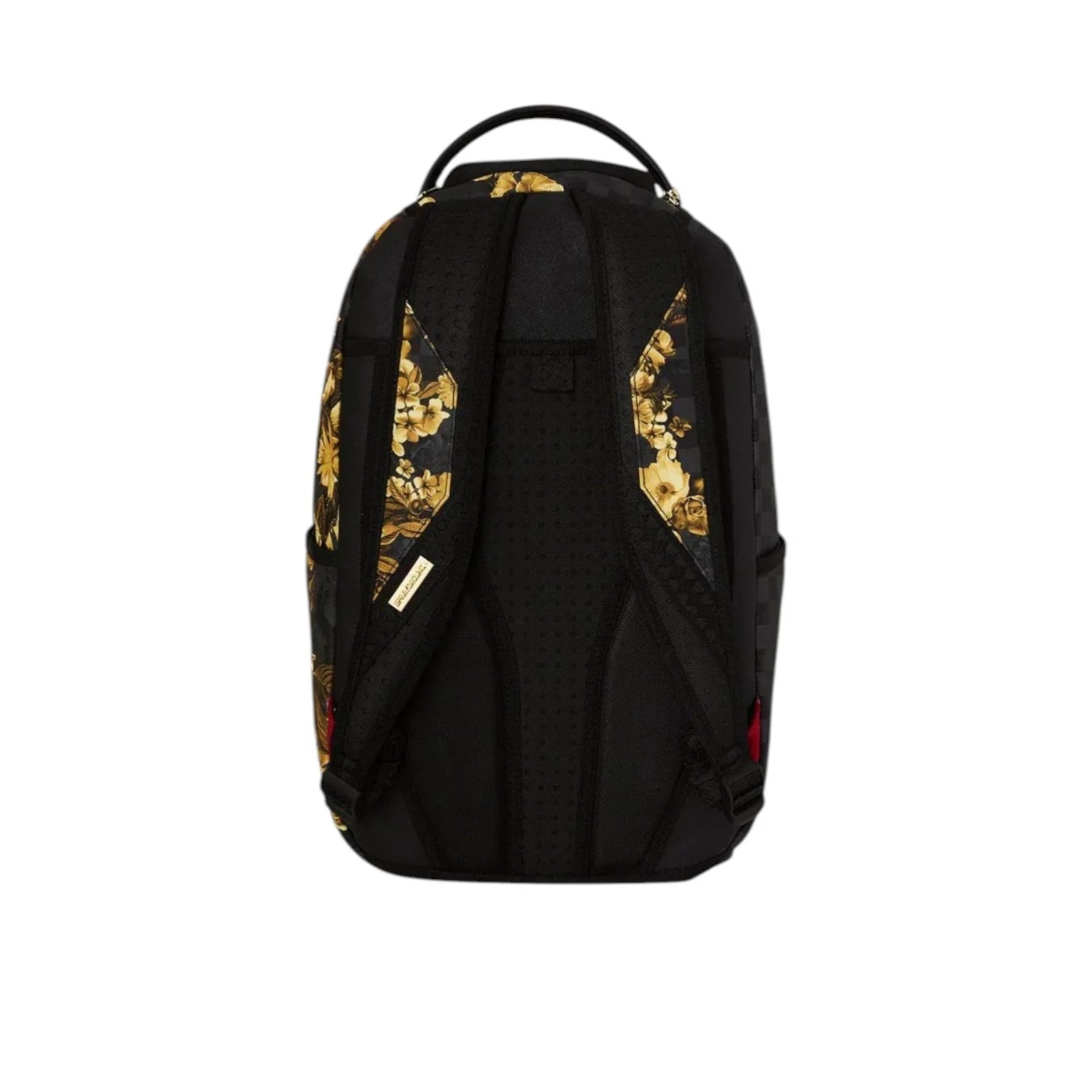 Futurebag™ Gold Floral Remix Backpack Black Gold Vibrant Floral