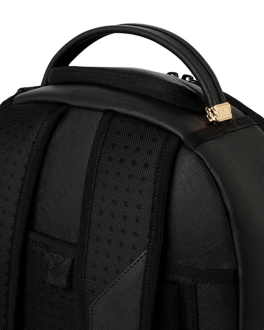 Futurebag™ The Golden Fang Shark Backpack Black Shoulder Strap