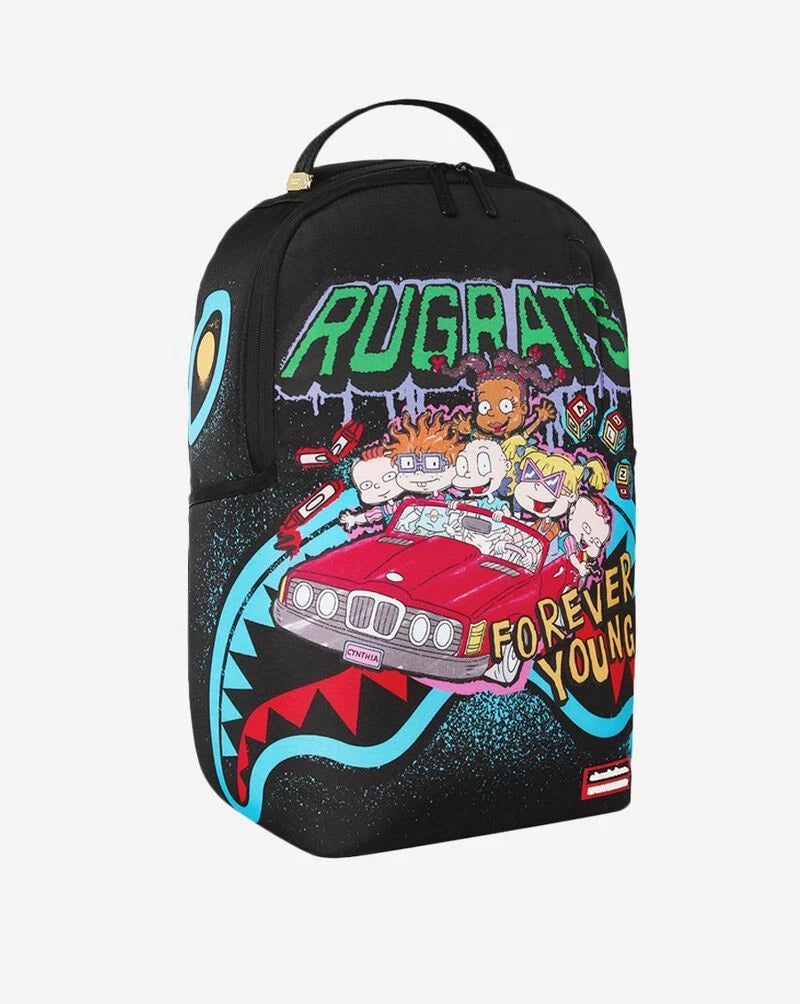 Futurebag™ Rugrats Forever Young Backpack Black Adjustable Strap