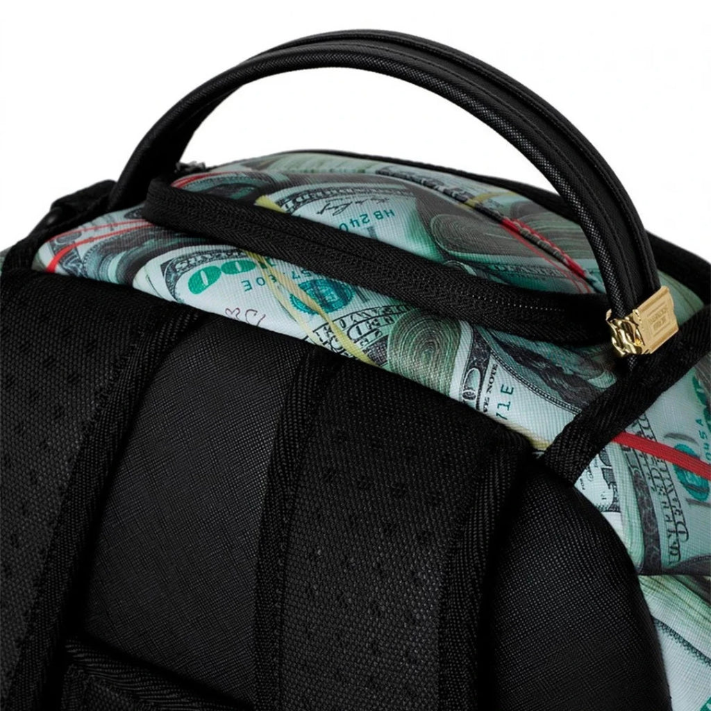 Futurebag™ Money Banks Backpack Multicolor Check Adjustable Strap