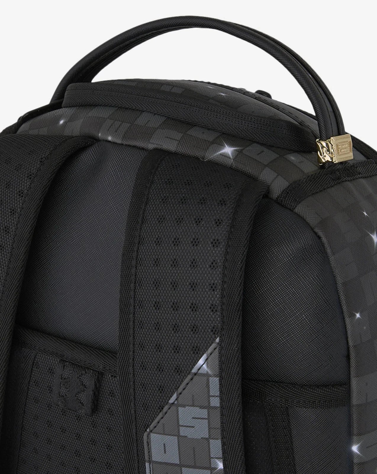 Futurebag™ Monopoly Statue Backpack Black Graphic Shoulder Strap