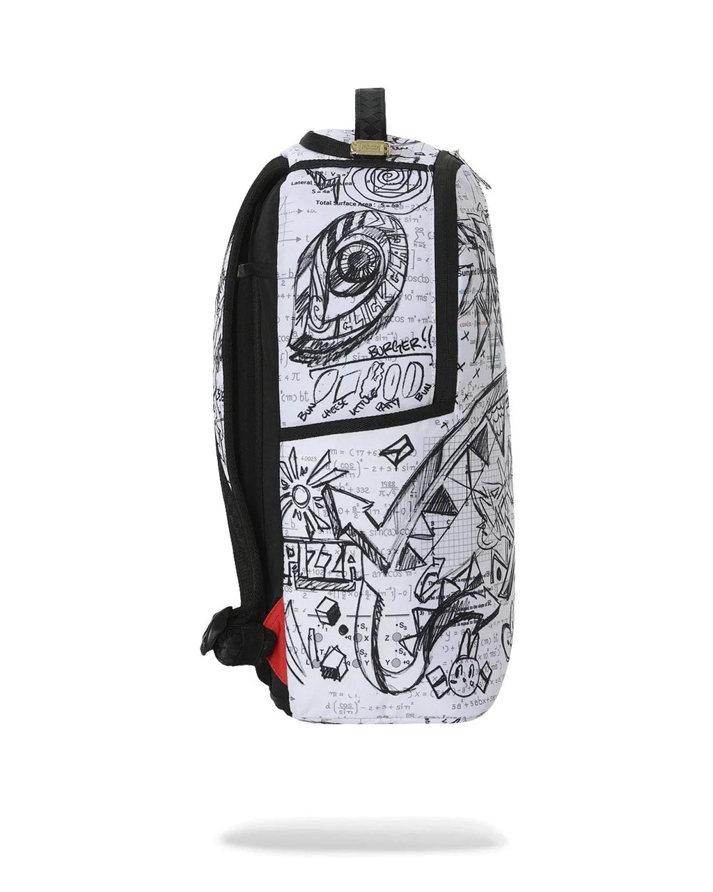 Futurebag™ Class Dismissed Backpack White Graphic Shoulder Strap