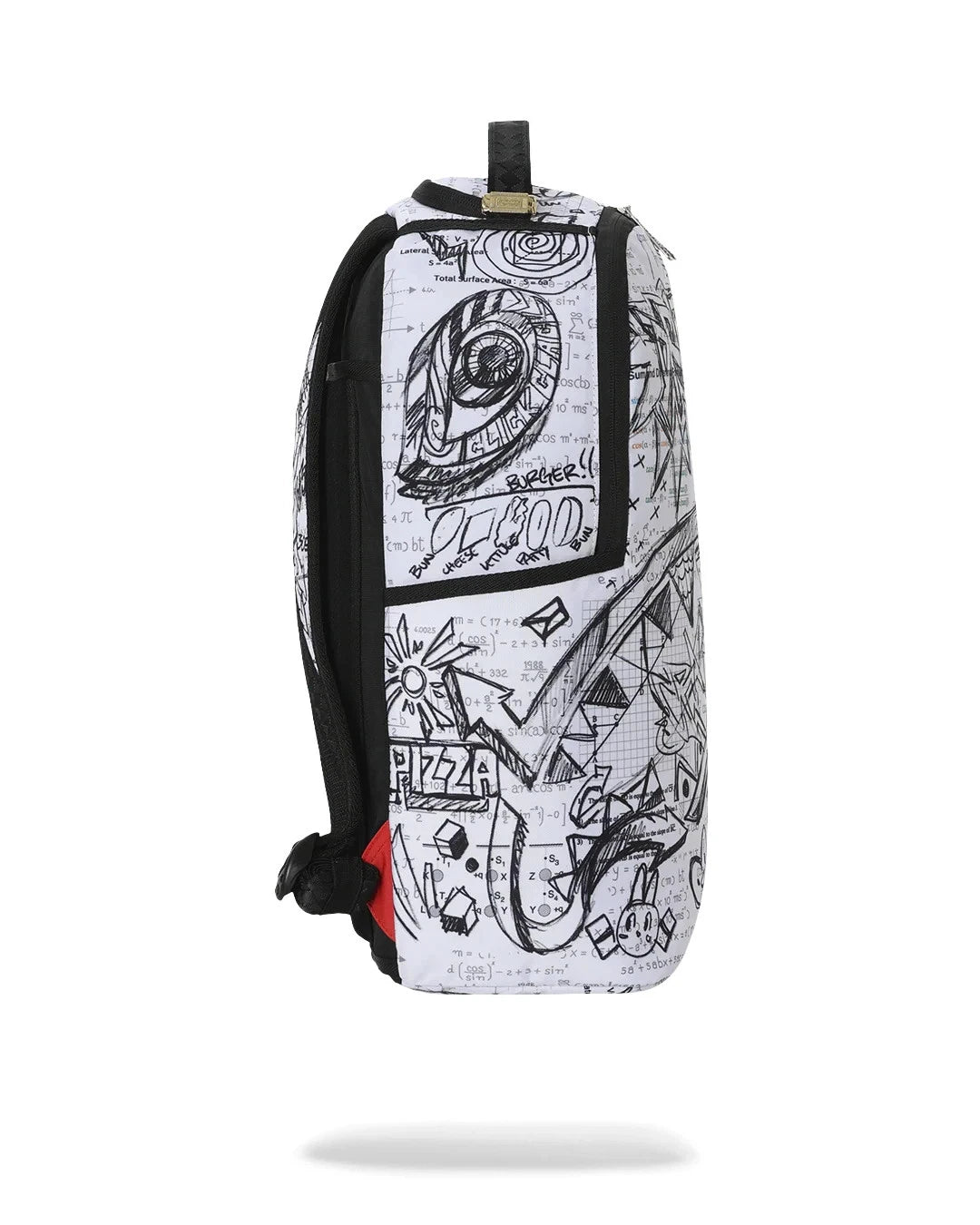 Futurebag™ Class Dismissed Backpack White Graphic Shoulder Strap