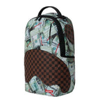 Futurebag™ Money Banks Backpack Multicolor Check Adjustable Strap