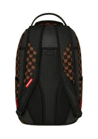 Futurebag™ Sharks in Paris Backpack Brown Check Shoulder Straps