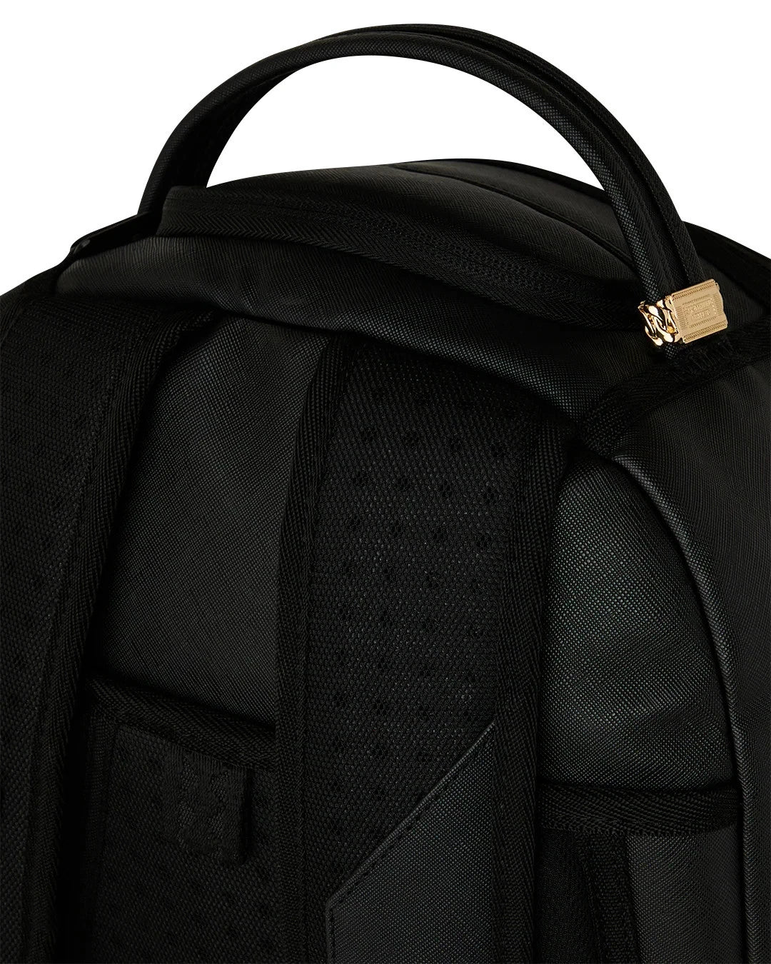 Futurebag™ The Golden Fang Shark Backpack Black Shoulder Strap