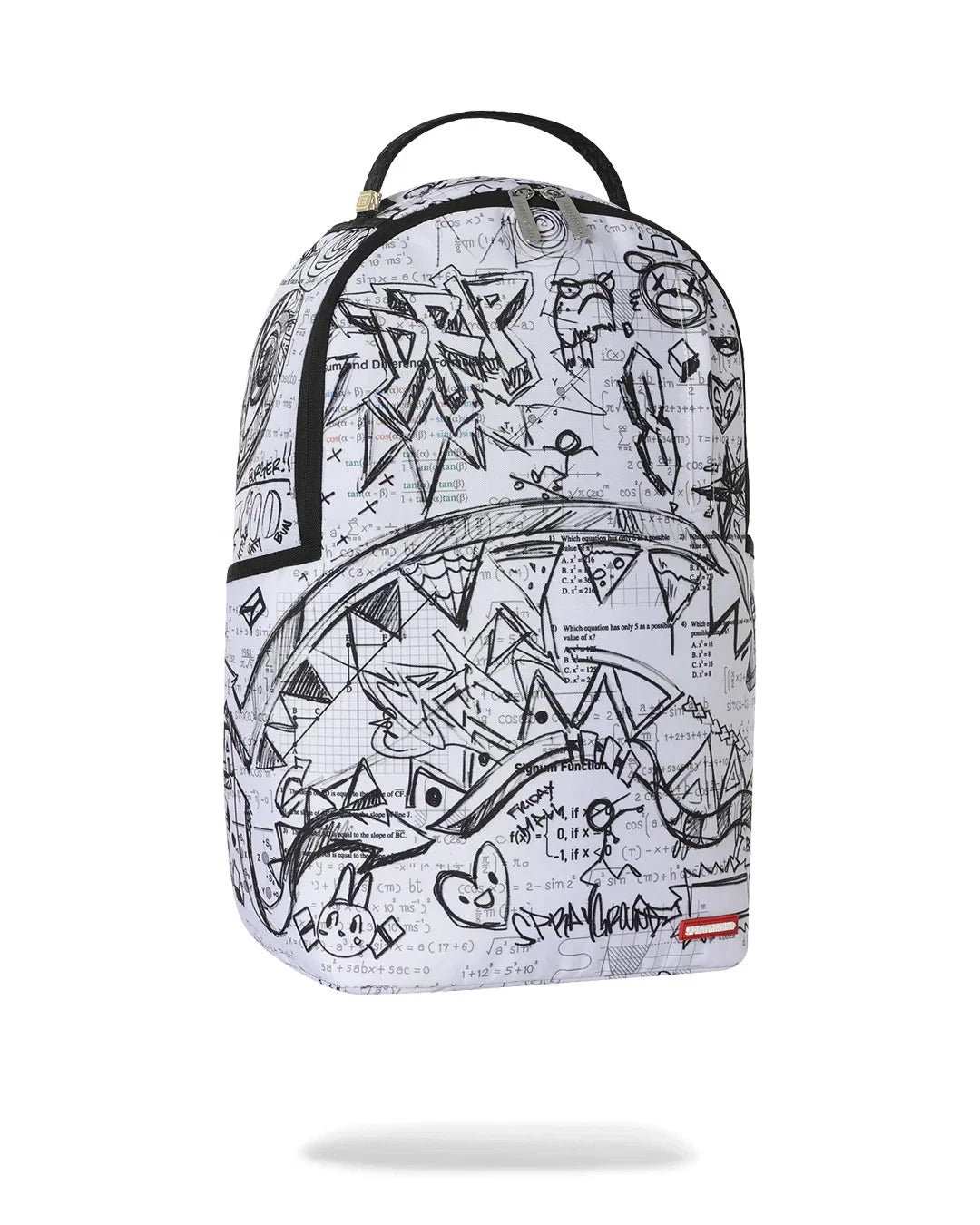 Futurebag™ Class Dismissed Backpack White Graphic Shoulder Strap