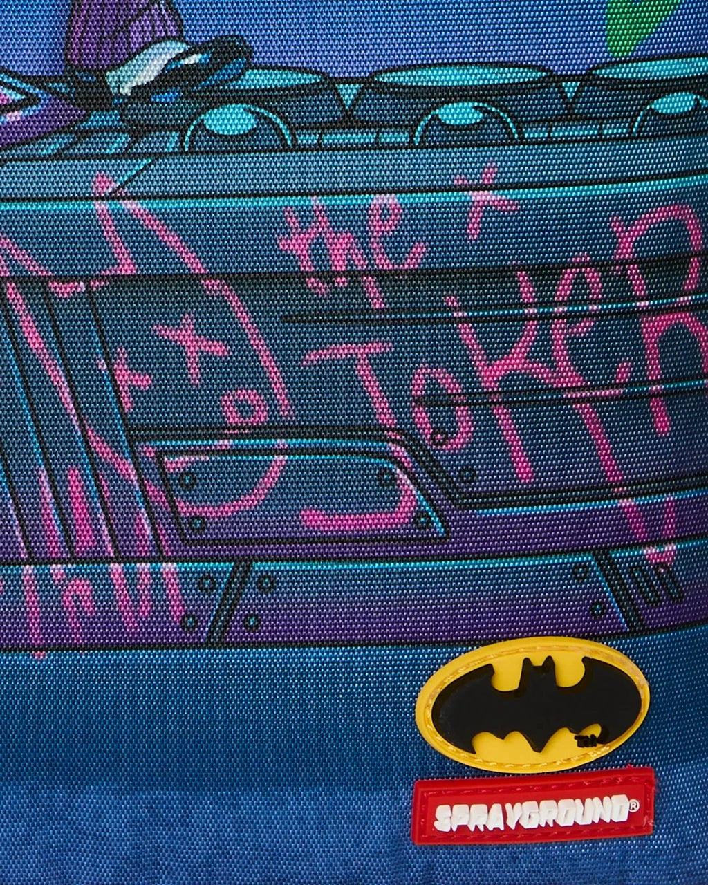 Futurebag™ DC Joker NO Rules Backpack Blue Shoulder Strap