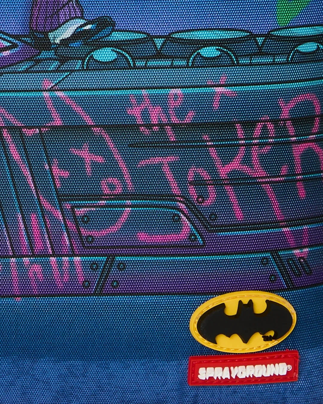 Futurebag™ DC Joker NO Rules Backpack Blue Shoulder Strap