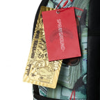 Futurebag™ Money Banks Backpack Multicolor Check Adjustable Strap
